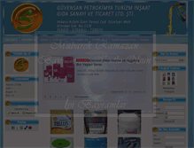 Tablet Screenshot of guvensanpetrol.com
